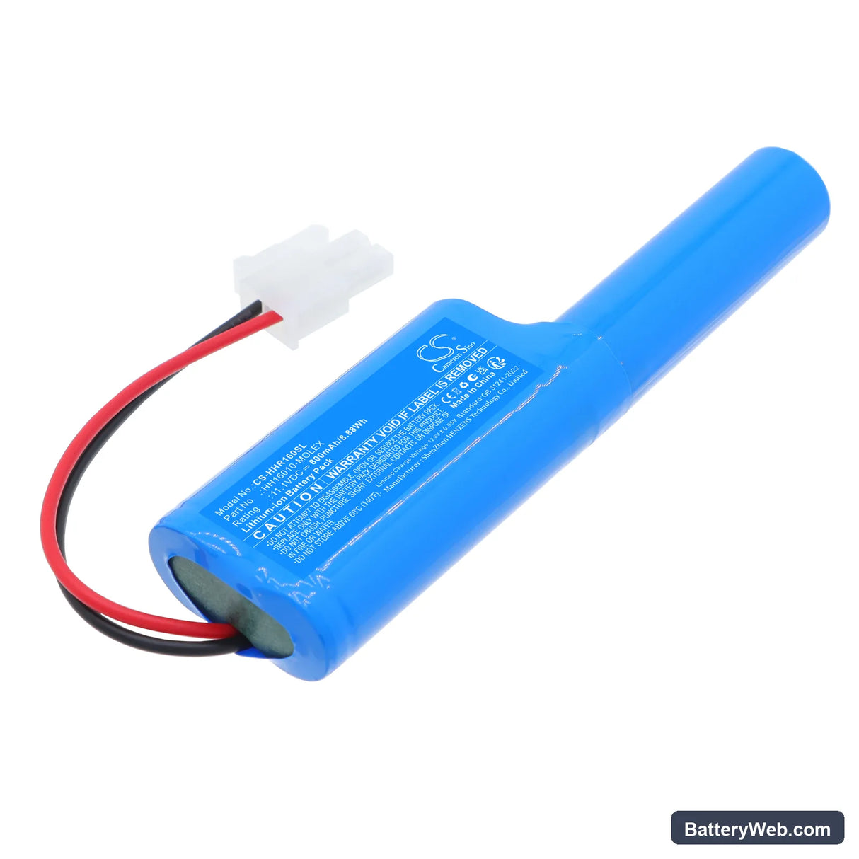 Heim & Haus 16010 Replacement Battery, 11.1V, 800mAh, Li-ion 1