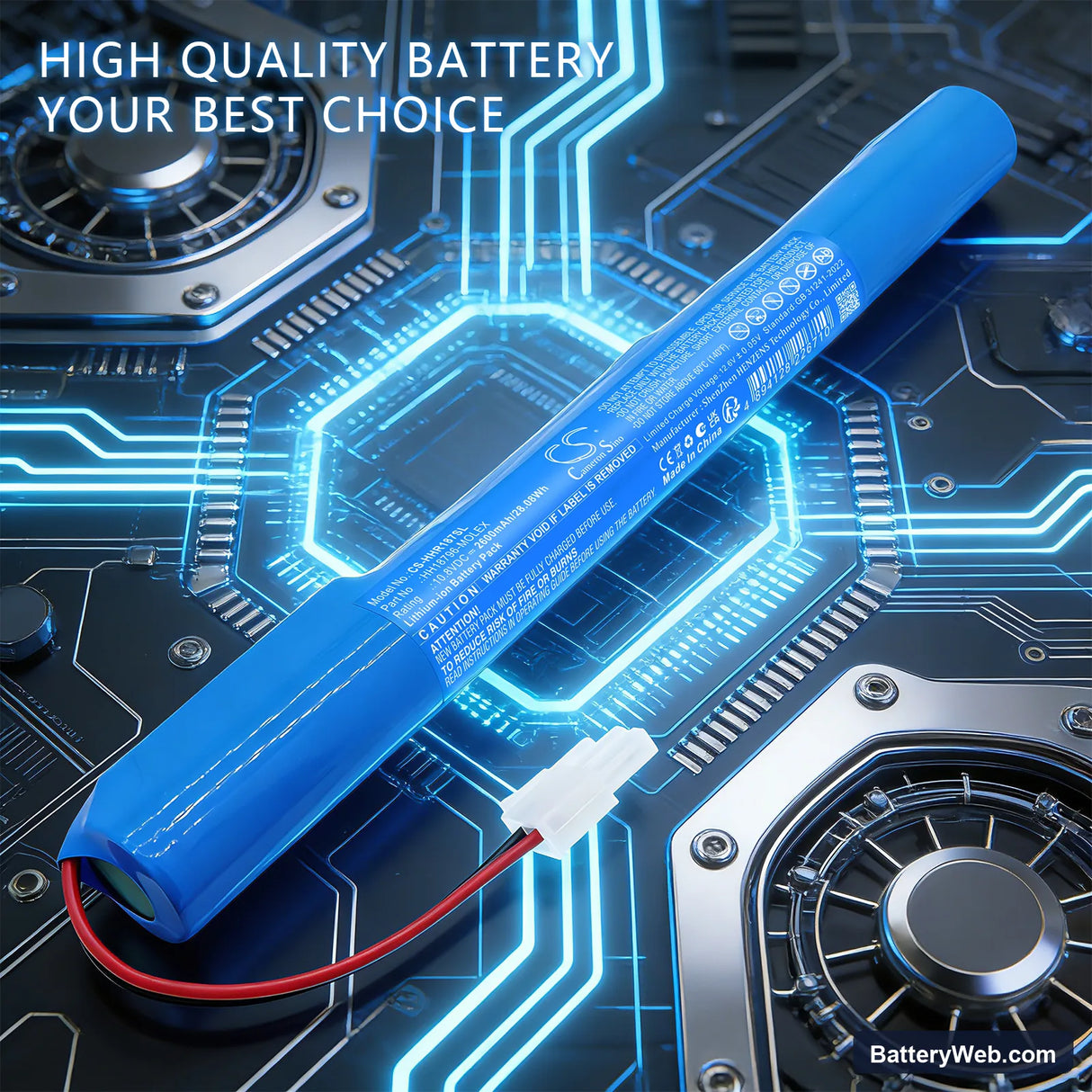Heim & Haus 18796 Replacement Battery, 10.8V, 2600mAh, Li-ion 6