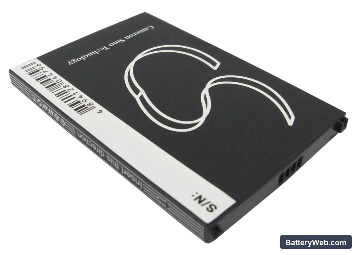 HP iPAQ Glisten Replacement Battery, 3.7V, 1100mAh, Li-ion 3