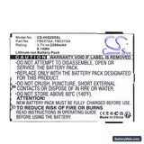 HP iPAQ 200 Replacement Battery, 3.7V, 2200mAh, Li-ion 3
