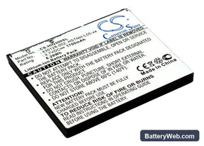HP iPAQ 300 Replacement Battery, 3.7V, 1700mAh, Li-ion 1