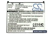 HP iPAQ 300 Replacement Battery, 3.7V, 1700mAh, Li-ion 5