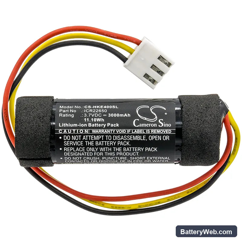 Harman/Kardon Onyx studio 4 Replacement Battery, 3.7V, 3000mAh, Li-ion 3