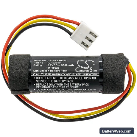 Harman/Kardon Onyx studio 4 Replacement Battery, 3.7V, 3000mAh, Li-ion 3