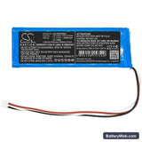 Harman/Kardon JN14BKH00468 Replacement Battery, 11.1V, 2500mAh, Li-Polymer 3