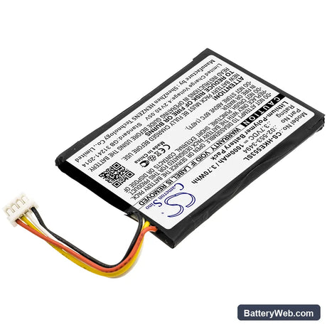 Harman/Kardon Neo Replacement Battery, 3.7V, 1000mAh, Li-Polymer 2