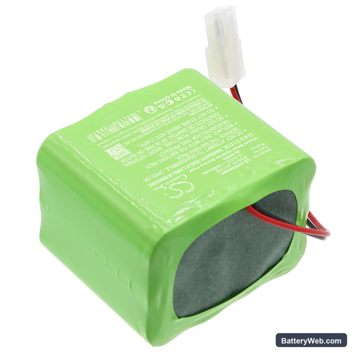 Hokanson EPG-0863 Replacement Battery, 14.4V, 2000mAh, Ni-MH 2