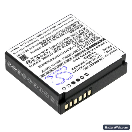 Hikvision DS-MH2311 Replacement Battery, 3.8V, 2800mAh, Li-ion 2