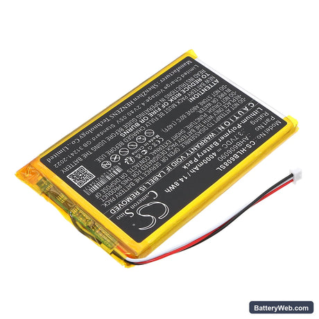 HelloBaby HB6081 Video Baby Monitor Replacement Battery, 3.7V, 4000mAh, Li-Polymer 2