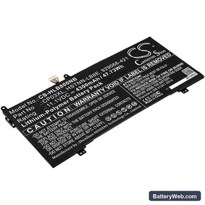 HP Spectre x360 13 Convertible Replacement Battery, 11.1V, 4300mAh, Li-Polymer 1
