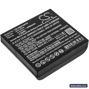 HME COM 2000 Replacement Battery, 4.8V, 2000mAh, Ni-MH 1