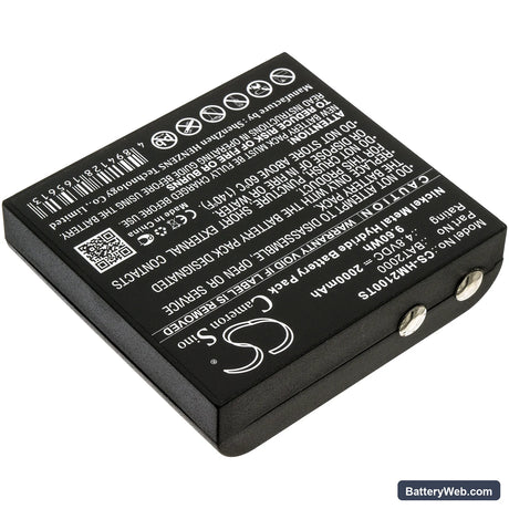 HME COM 2000 Replacement Battery, 4.8V, 2000mAh, Ni-MH 2