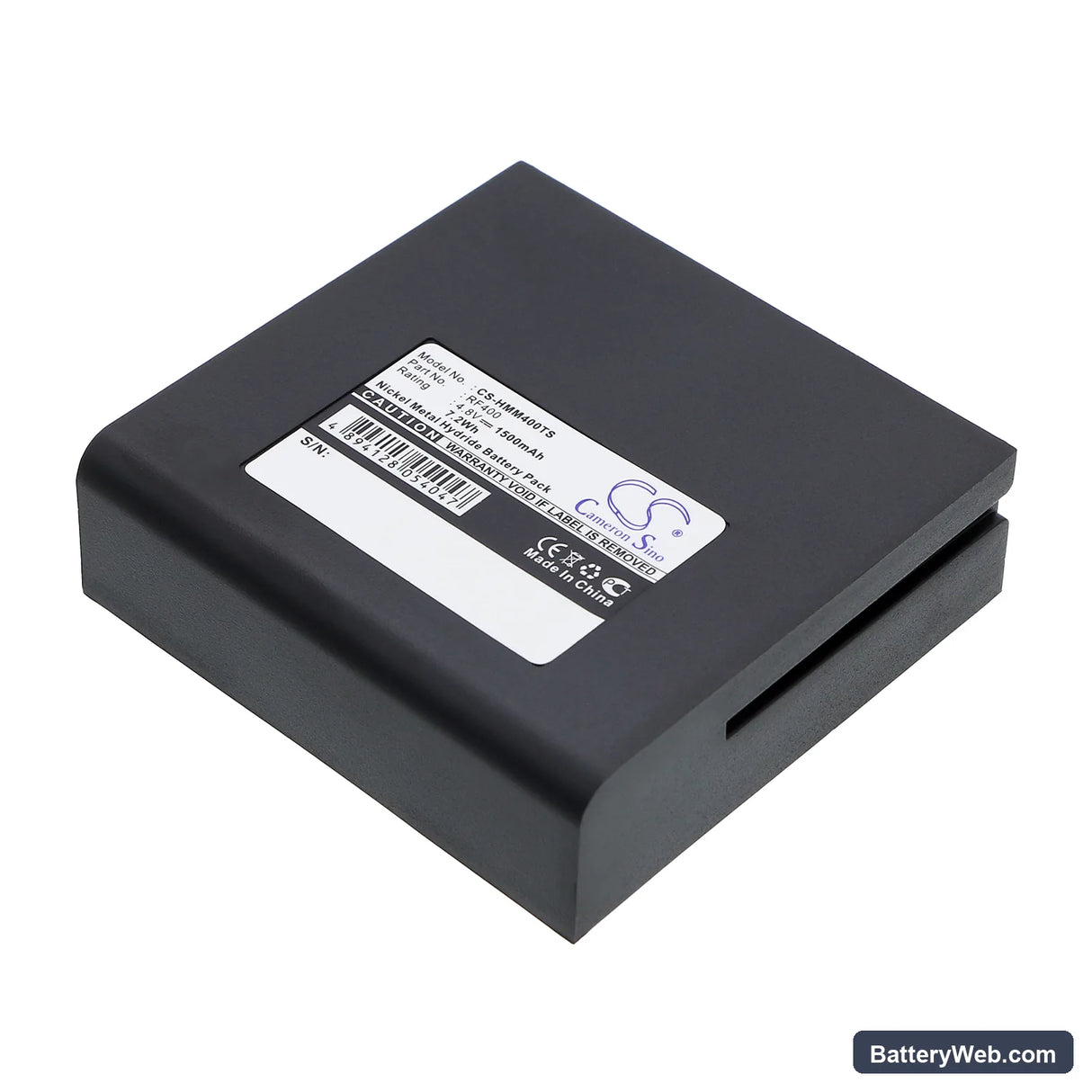 HME COM400 Replacement Battery, 4.8V, 1500mAh, Ni-MH 1
