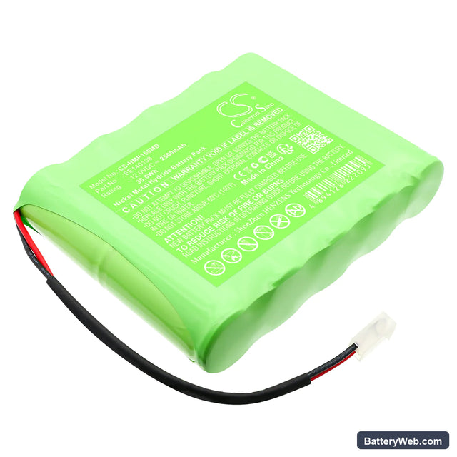 HME Lifepulse Mon LP15 Replacement Battery, 12V, 2500mAh, Ni-MH 1