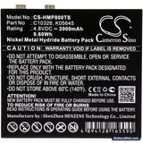 HME BP800 Beltpack Replacement Battery, 4.8V, 2000mAh, Ni-MH 3