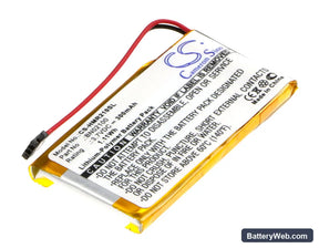 HTC Mini BL R120 Bluetooth Media Handset Replacement Battery, 3.7V, 300mAh, Li-Polymer 1