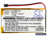 HTC Mini BL R120 Bluetooth Media Handset Replacement Battery, 3.7V, 300mAh, Li-Polymer 5