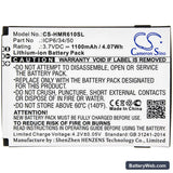 HumanWare SmartView Versa Replacement Battery, 3.7V, 1100mAh, Li-ion 3
