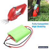 Homelite cordless Shear UT44171 Replacement Battery, 7.2V, 1800mAh, Ni-MH 5