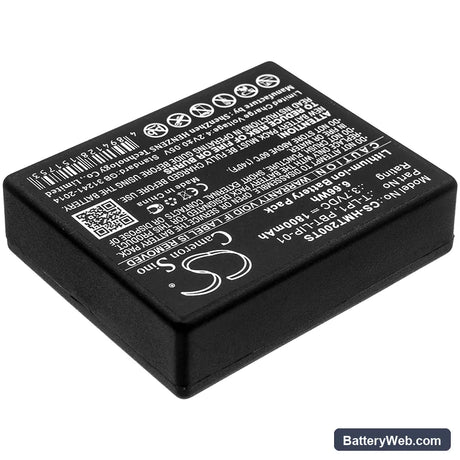 HME Tempest 2.4GHz beltstation Replacement Battery, 3.7V, 1800mAh, Li-ion 2