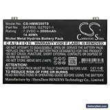 HME MB Base Stations Replacement Battery, 7.2V, 2000mAh, Ni-MH 5