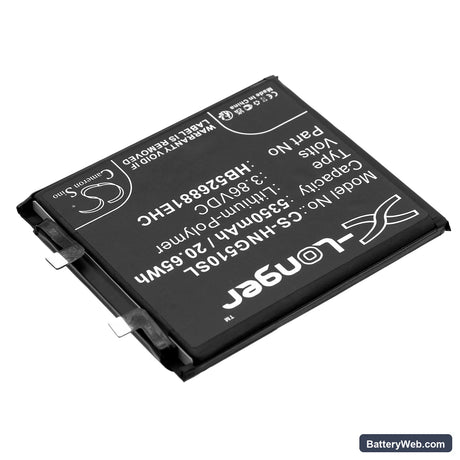 Honor Magic 5 Pro Replacement Battery, 3.86V, 5350mAh, Li-Polymer 2