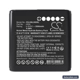 Honeywell Lumidor Micromax Plus Replacement Battery, 4.8V, 2000mAh, Ni-MH 3