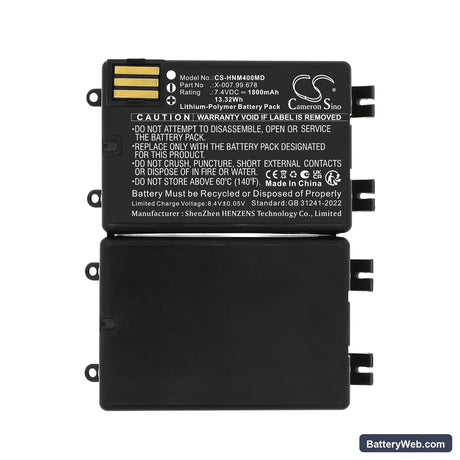 Heine ML4 LED Replacement Battery, 7.4V, 1800mAh, Li-Polymer 5
