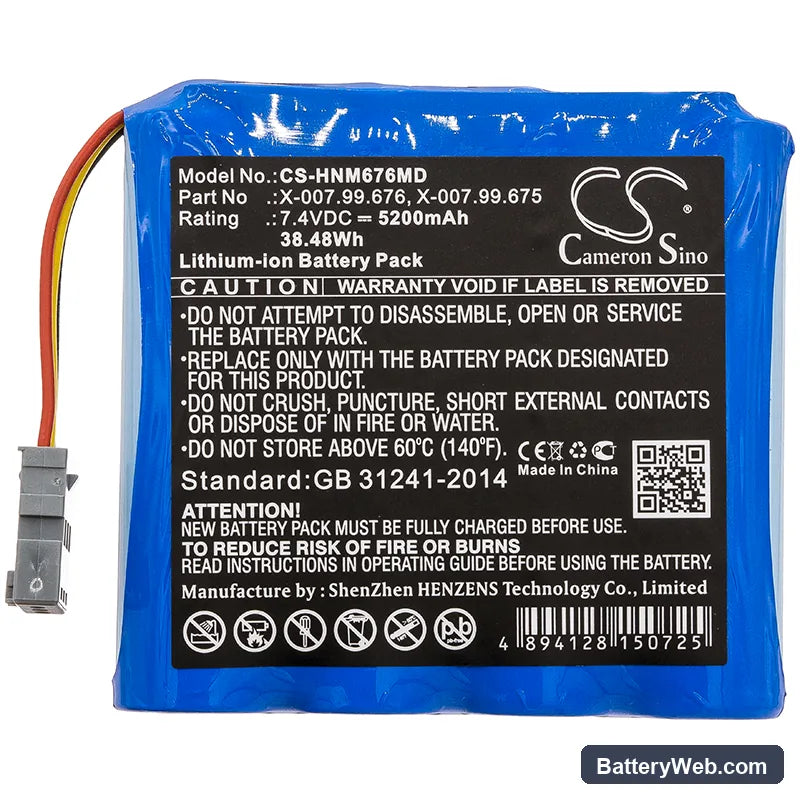 Heine mPack Replacement Battery, 7.4V, 5200mAh, Li-ion 3