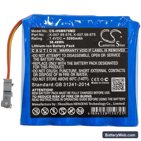 Heine mPack Replacement Battery, 7.4V, 5200mAh, Li-ion 3