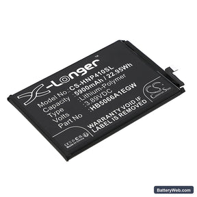 Honor Play 40 Plus Replacement Battery, 3.89V, 5900mAh, Li-Polymer 1