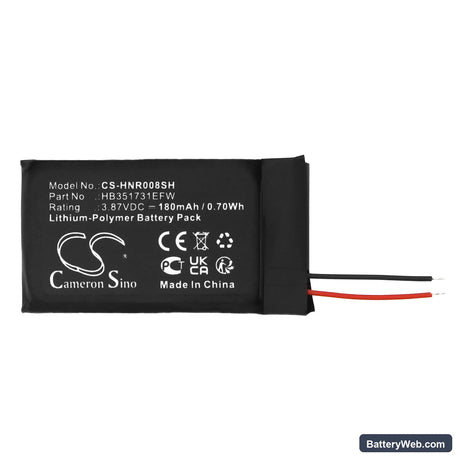 Huawei Band 7 Replacement Battery, 3.87V, 180mAh, Li-Polymer 3