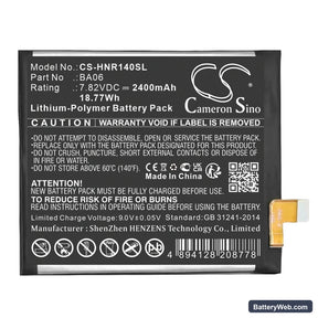 Vivo X100 Replacement Battery, 7.82V, 2400mAh, Li-Polymer 1
