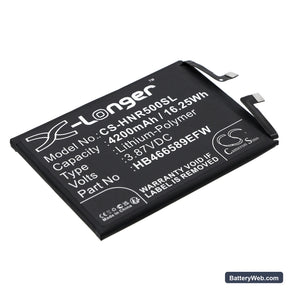 Honor 50 Lite Replacement Battery, 3.87V, 4200mAh, Li-Polymer 1