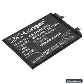 Honor 90 Pro Replacement Battery, 3.9V, 4900mAh, Li-Polymer 1