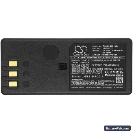 Honda HS-101V Replacement Battery, 14.8V, 1850mAh, Li-ion 3
