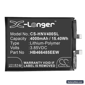 Huawei Nova 8 Pro Replacement Battery, 3.85V, 3600mAh, Li-Polymer 1