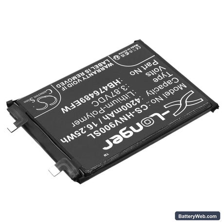 Honor Nova 9 Replacement Battery, 3.87V, 4200mAh, Li-Polymer 2