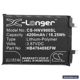 Honor Nova 9 Replacement Battery, 3.87V, 4200mAh, Li-Polymer 3