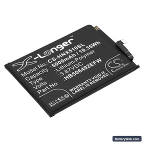 Honor Magic 5 Lite Replacement Battery, 3.87V, 5000mAh, Li-Polymer 1
