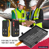 Honeywell BW Icon + 4 Gas Detector H2S CO O2 & LEL Replacement Battery, 3.7V, 1200mAh, Li-Polymer 7