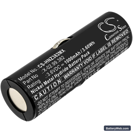 Heine Beta Handles Replacement Battery, 3.6V, 1000mAh, Ni-MH 1