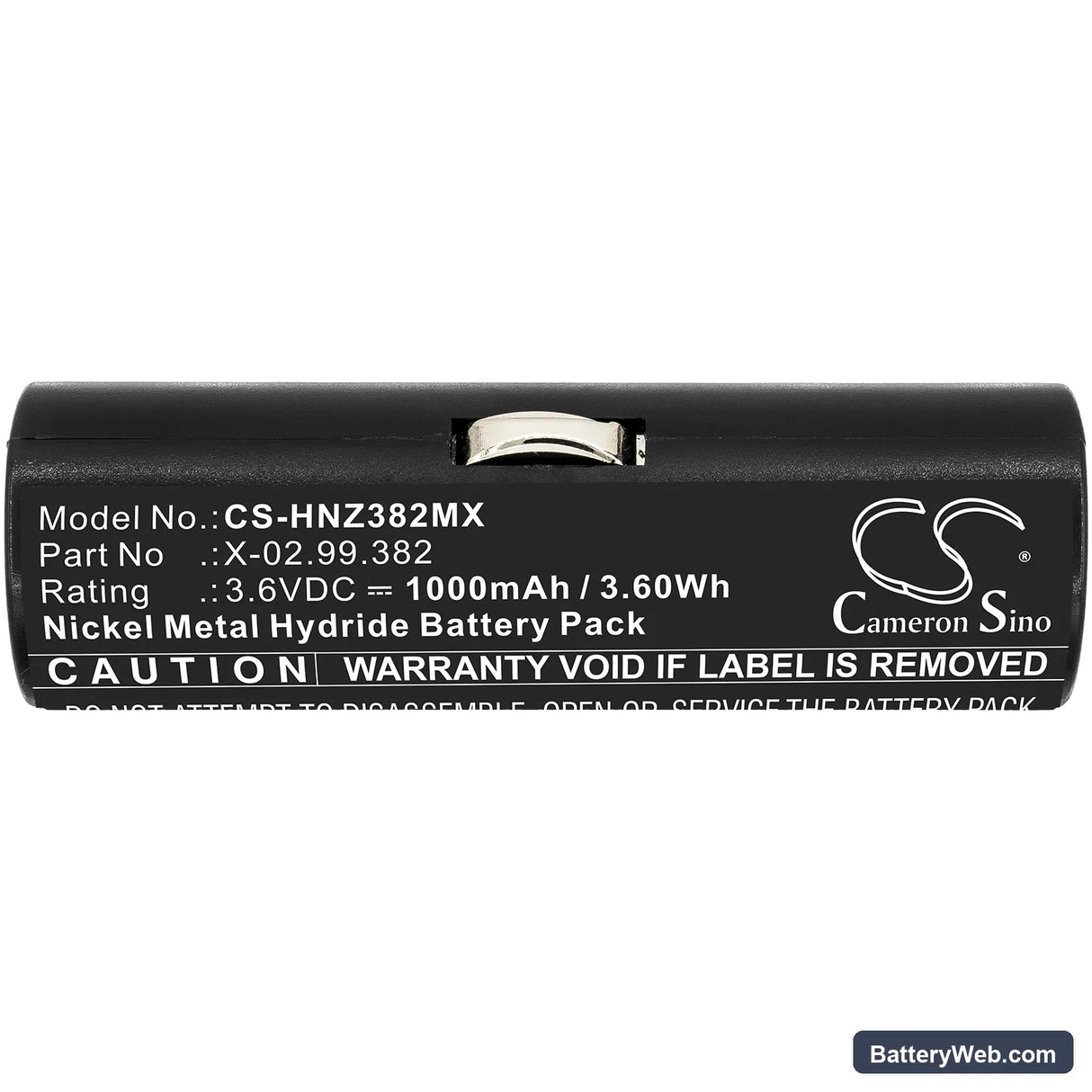 Heine Beta Handles Replacement Battery, 3.6V, 1000mAh, Ni-MH 3