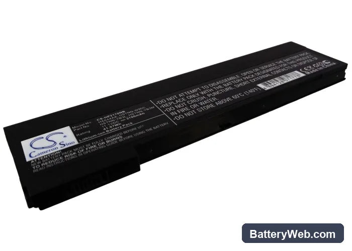 HP EliteBook 2170p Replacement Battery, 11.1V, 3700mAh, Li-ion 1