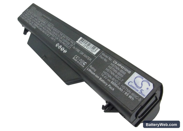 HP Probook 4510s Replacement Battery, 14.4V, 6600mAh, Li-ion 1