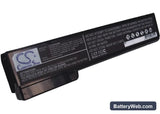 HP EliteBook 8460p Replacement Battery, 10.8V, 4400mAh, Li-ion 1