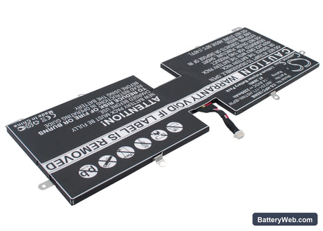 HP Spectre XT TouchSmart 15-4000eg Replacement Battery, 14.8V, 3200mAh, Li-Polymer 3