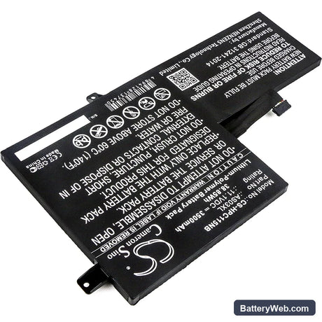 HP Chromebook 11 G5 EE Replacement Battery, 11.1V, 3500mAh, Li-Polymer 2
