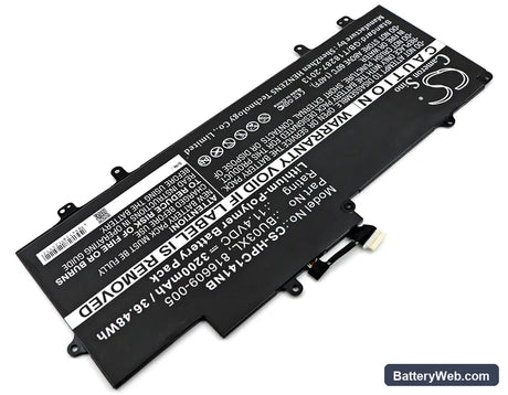 HP Chromebook 14 G4 Replacement Battery, 11.4V, 3200mAh, Li-Polymer 2