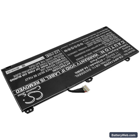 HP Chromebook 14B Replacement Battery, 11.55V, 4750mAh, Li-Polymer 2